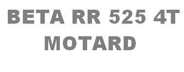 BETA RR 525 MOTARD